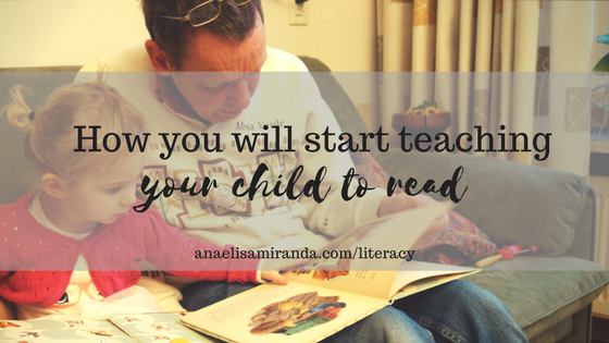 Start teaching your child to read