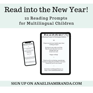 Reading Prompts for Multilingual Children